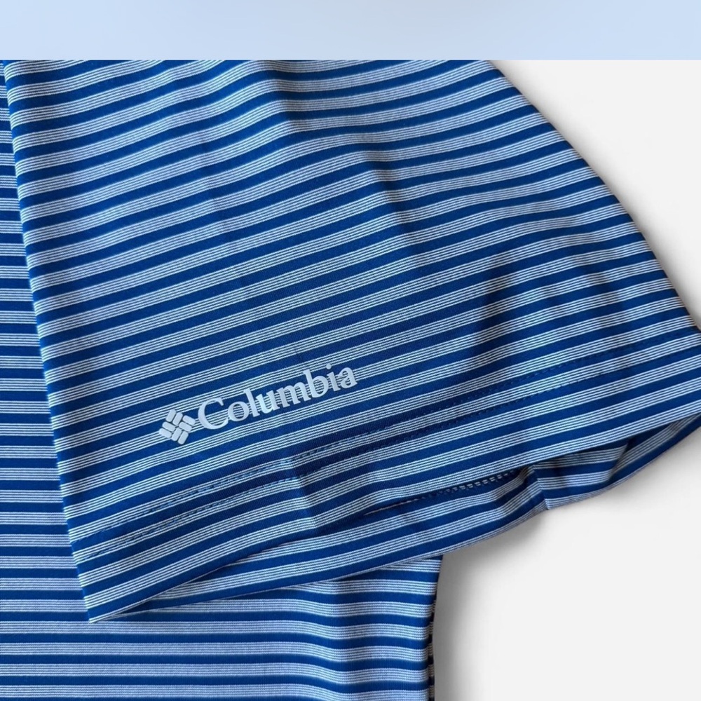 Blue Striped Polo Shirt - Picture 3 of 4
